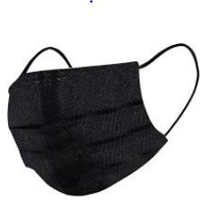 Black Earloop Face Mask - Click Image to Close